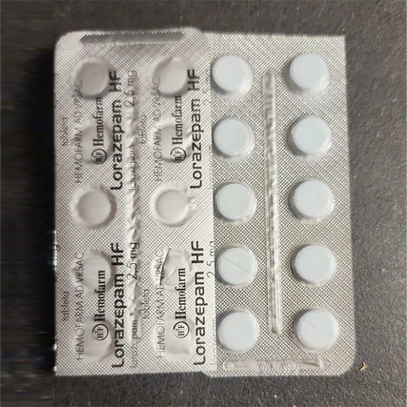 Ativan 2.5mg (Hemofarm) Anxiety Relief Tablets