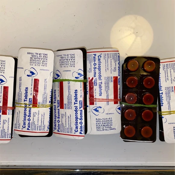 Soma 500mg muscle pain relief tablets