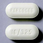Percocet 10325 (Pressed with Fent) pain relief tablets
